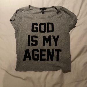 God is my Agent graphic tee